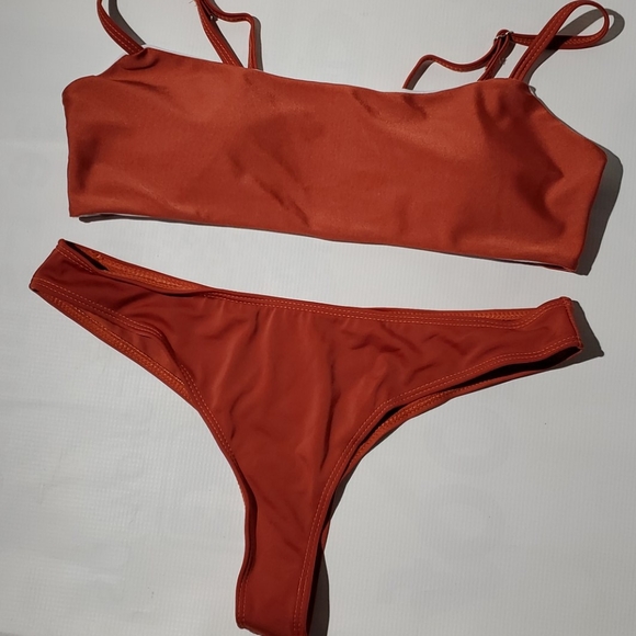 🔖Rust Orange Bikini Set - Picture 3 of 9